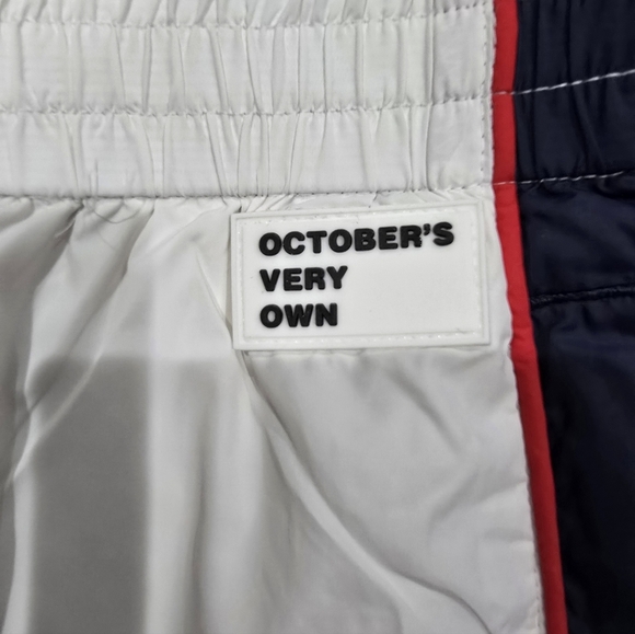 Octobers Very Own Track Pants Mens Small White OVO Team October Joggers - Picture 3 of 10